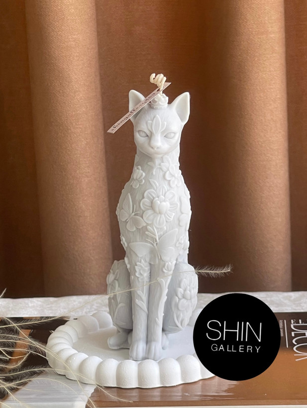 شمع دکوری گربه ی آریایی