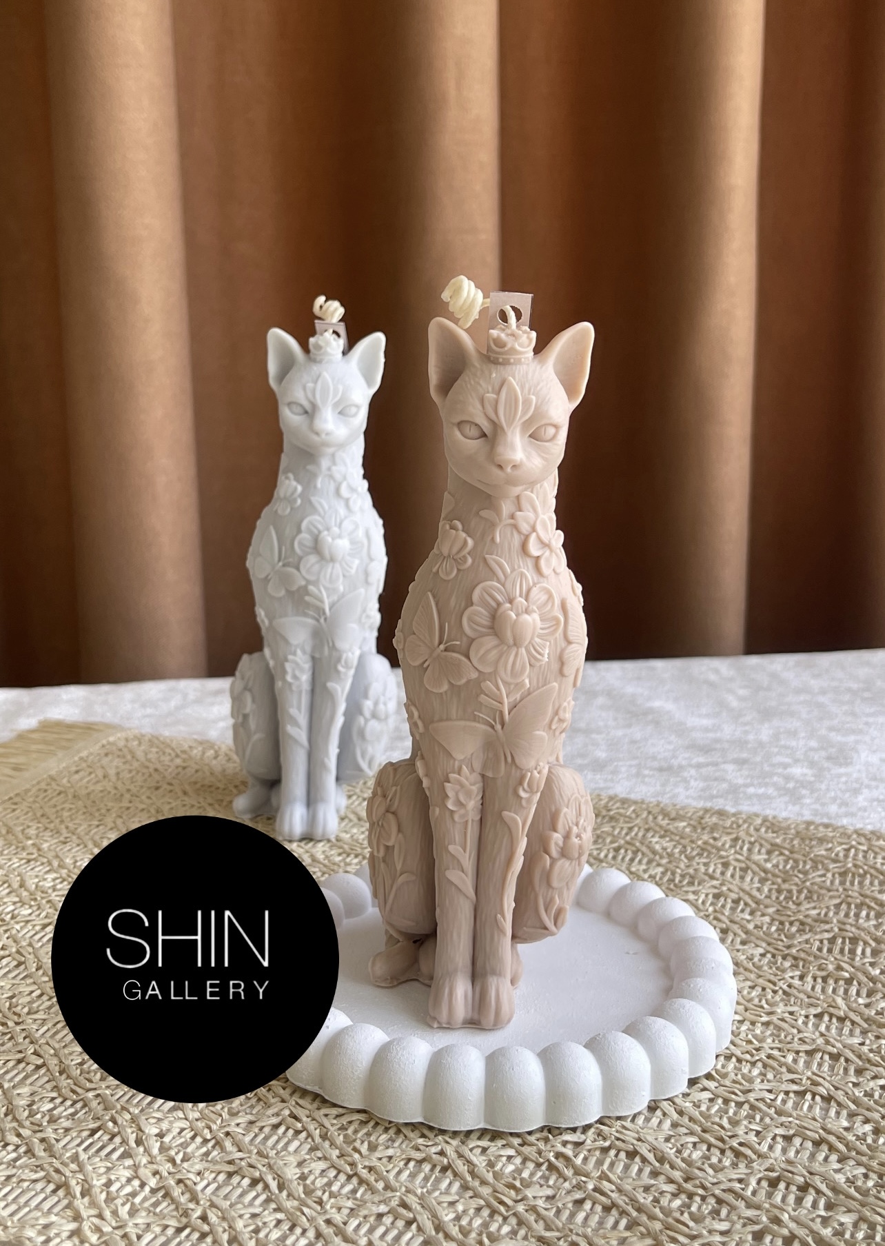شمع دکوری گربه ی آریایی